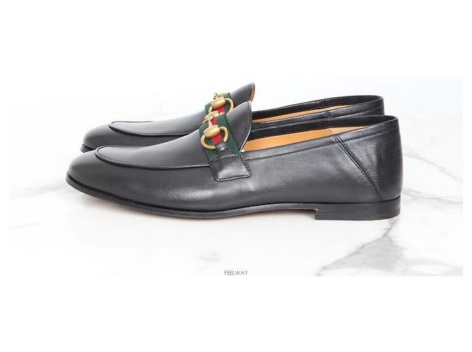 Gucci Mocassini in pelle Web Horsebit - vista 7