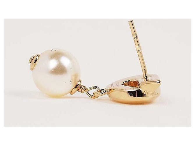 Salvatore Ferragamo Orecchini Gancini con perle da donna - vista 5