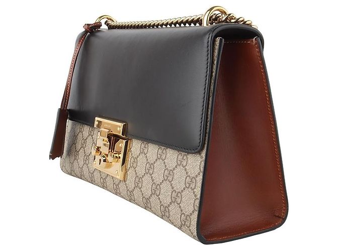 Padlock Gucci Borsa a tracolla GG Supreme con lucchetto Large - vista 2