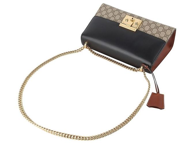Padlock Gucci Borsa a tracolla GG Supreme con lucchetto Large - vista 4