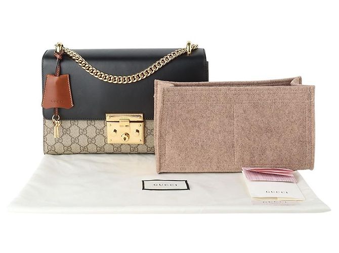Padlock Gucci Borsa a tracolla GG Supreme con lucchetto Large - vista 8