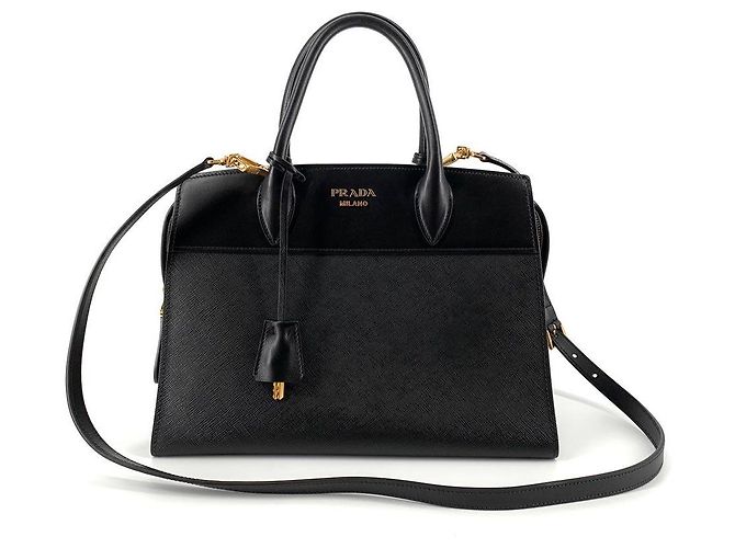 Prada Borsa Tote Saffiano Esplanade Borsa a Tracolla - vista 2