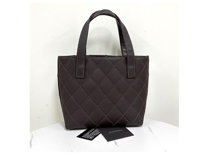Chanel Borsa Tote Wild Stitch Gold Tone - vista 5