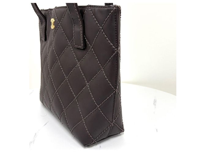 Chanel Borsa Tote Wild Stitch Gold Tone - vista 8