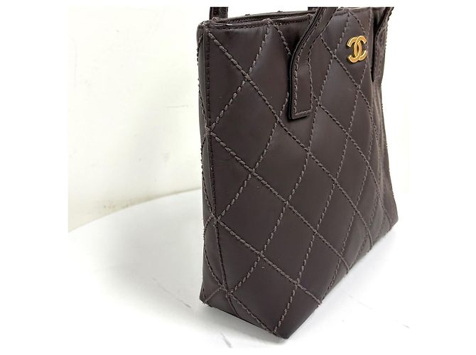 Chanel Borsa Tote Wild Stitch Gold Tone - vista 9