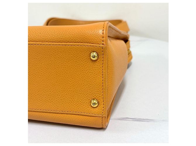Chanel Borsa a tracolla in pelle caviar - vista 13