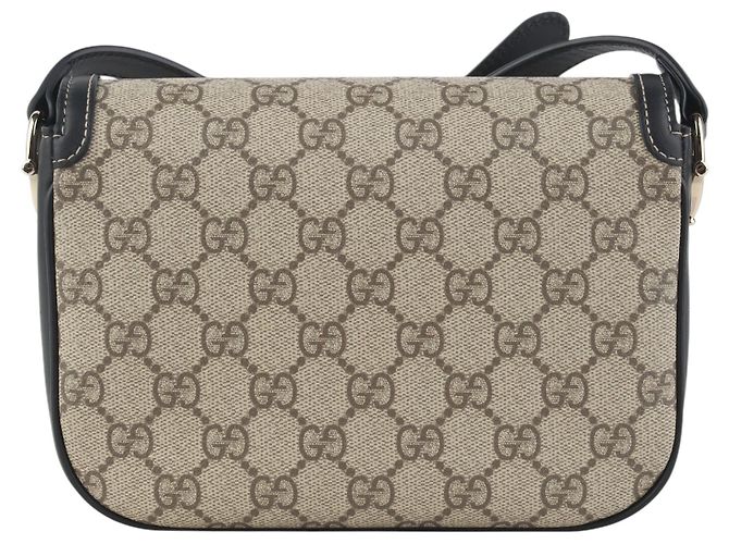 Gucci Borsa a tracolla GG Supreme Horsebit Soft Small - vista 3