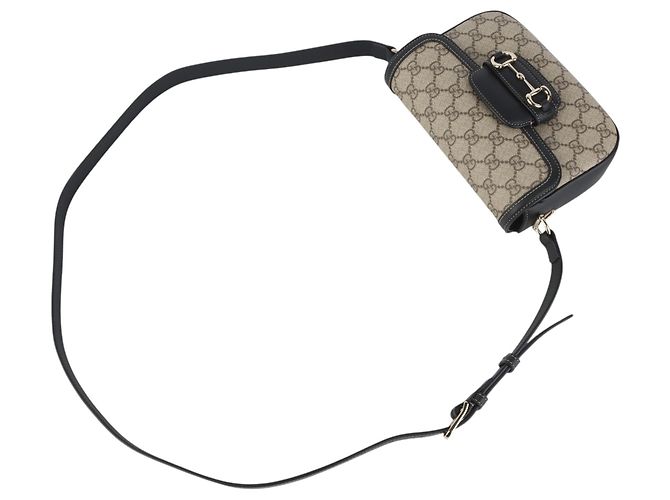 Gucci Borsa a tracolla GG Supreme Horsebit Soft Small - vista 4