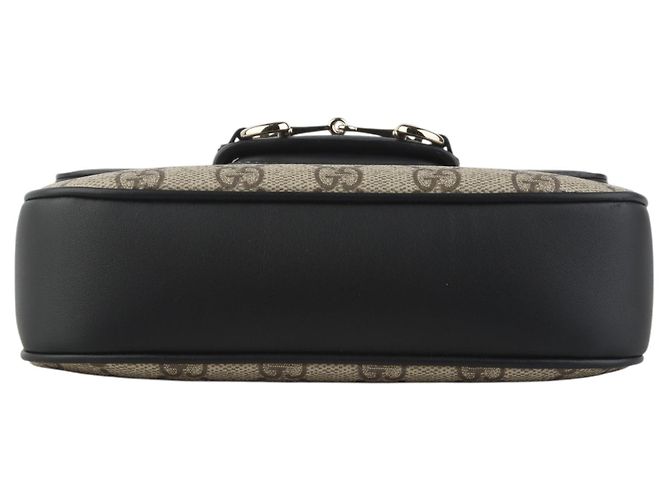 Gucci Borsa a tracolla GG Supreme Horsebit Soft Small - vista 6