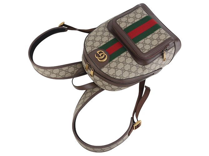 Gucci Zaino piccolo da donna GG Supreme Ophidia - vista 4