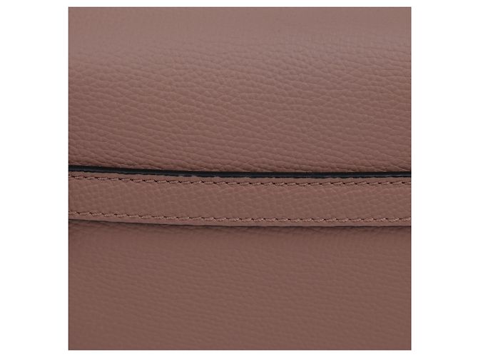 Loewe Gate Pebble Grain Calf Leather Dual Mini Crossbody Dark Blush - vista 5