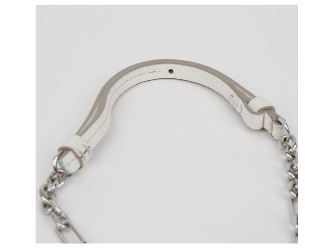 Maison Martin Margiela Mini borsa a secchiello da donna in tela bianca - vista 19
