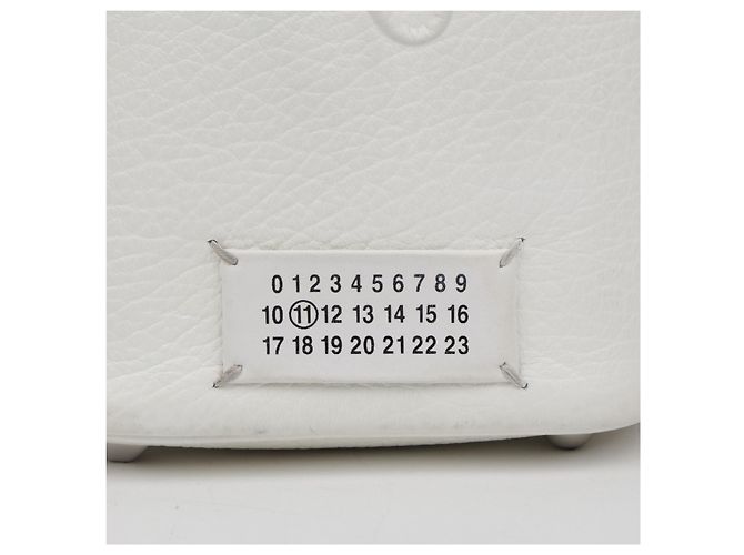 Maison Martin Margiela Mini borsa a secchiello da donna in tela bianca - vista 2