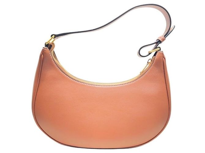Céline Borsa a tracolla Ava in vitello liscio con logo Triomphe ricamato - vista 4