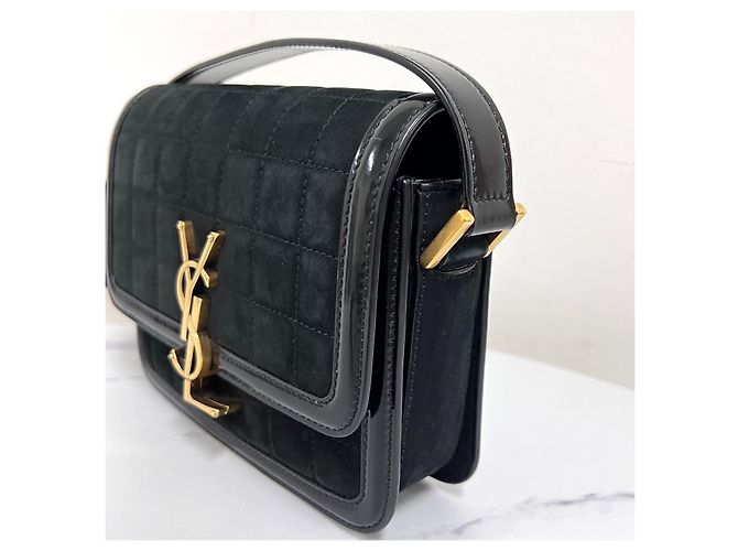 Autre Marque Borsa a tracolla satchel in camoscio Small - vista 12