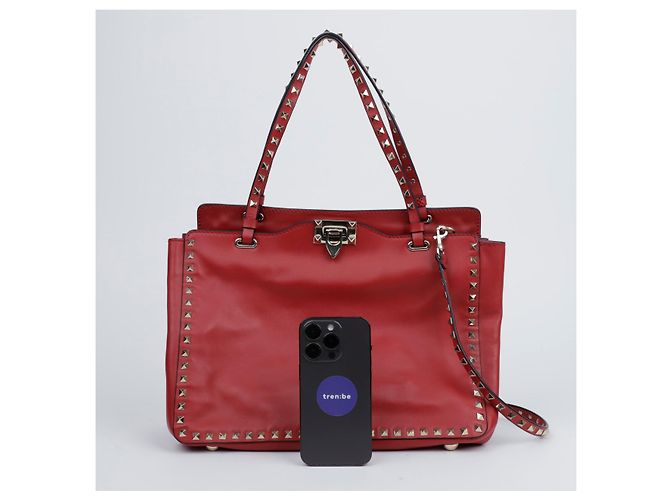 Valentino Rockstud Tote Shoulder Bag - view 14
