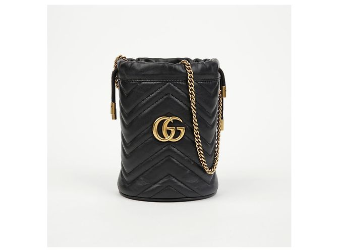 Gucci Borsa a tracolla e crossbody Mini Bucket GG Marmont - vista 2