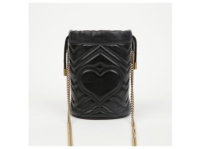 Gucci Borsa a tracolla e crossbody Mini Bucket GG Marmont - vista 4