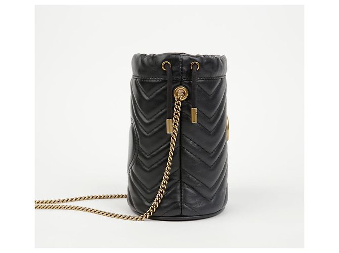 Gucci Borsa a tracolla e crossbody Mini Bucket GG Marmont - vista 5