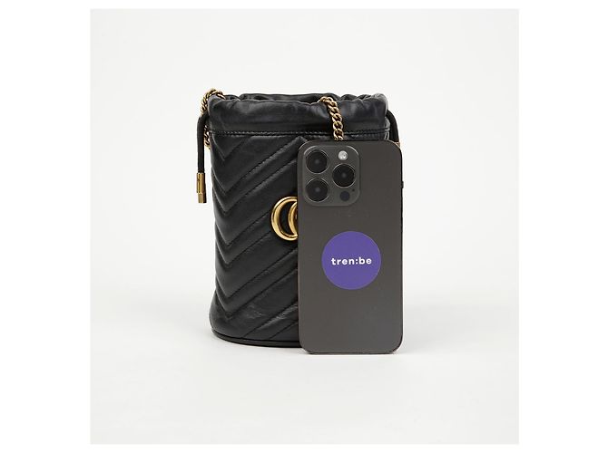 Gucci Borsa a tracolla e crossbody Mini Bucket GG Marmont - vista 8