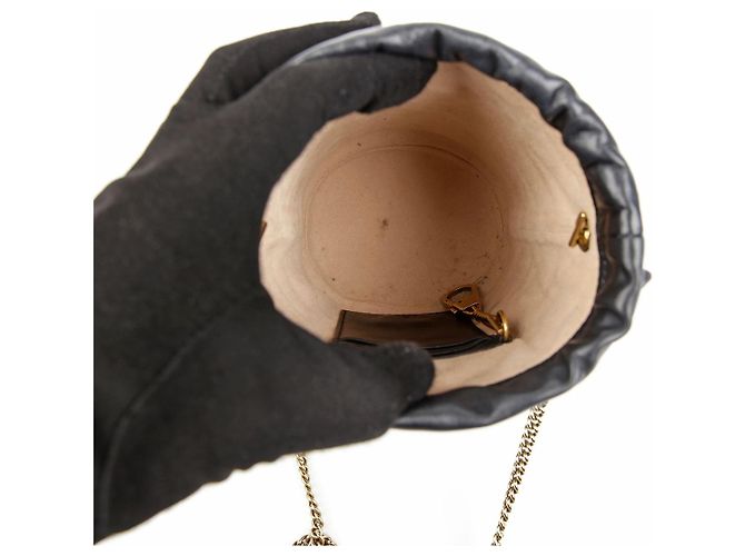 Gucci Borsa a tracolla e crossbody Mini Bucket GG Marmont - vista 9