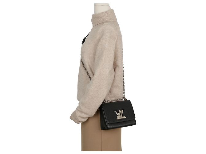 Louis Vuitton Borsa a Tracolla Twist Chain Nera - vista 12