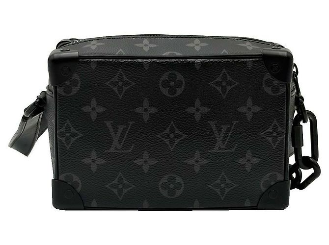 Louis Vuitton Borsa a tracolla Mini Soft Trunk in tela Monogram Eclipse - vista 5