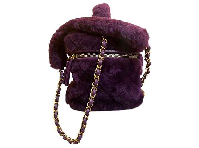Chanel Handtasche 2021 Small Quilted Shearling Vanity Case - Ansicht 3