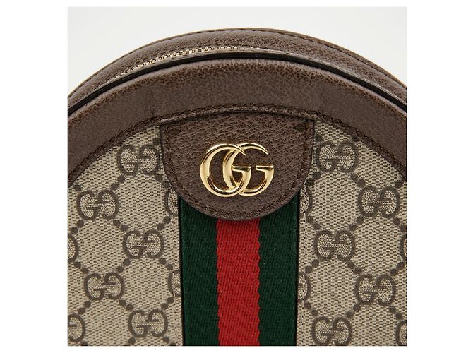 Gucci Borsa a tracolla mini rotonda Ophidia GG da donna - vista 3