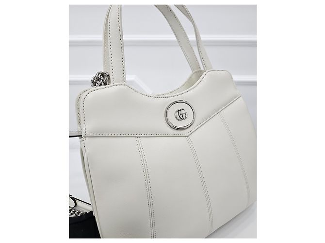 Gucci Petit GG Small Calf Chain Tote Bag - vista 6