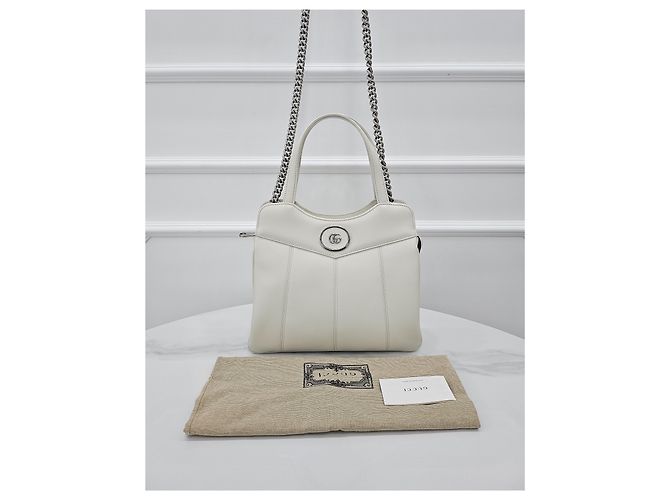 Gucci Petit GG Small Calf Chain Tote Bag - vista 8