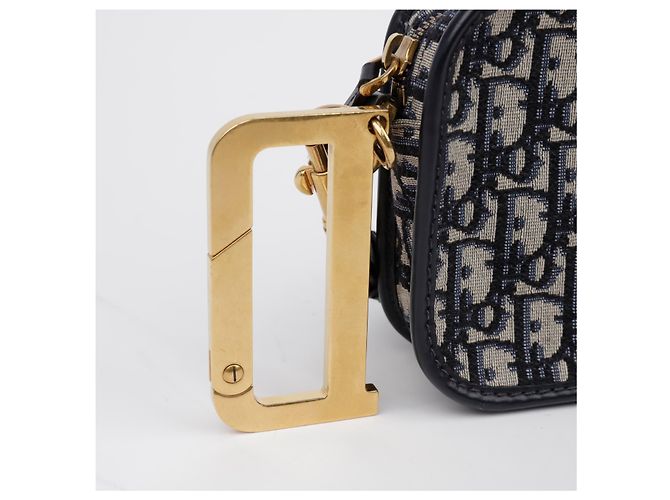 Dior Clutch Oblique Quake Blue - vista 3