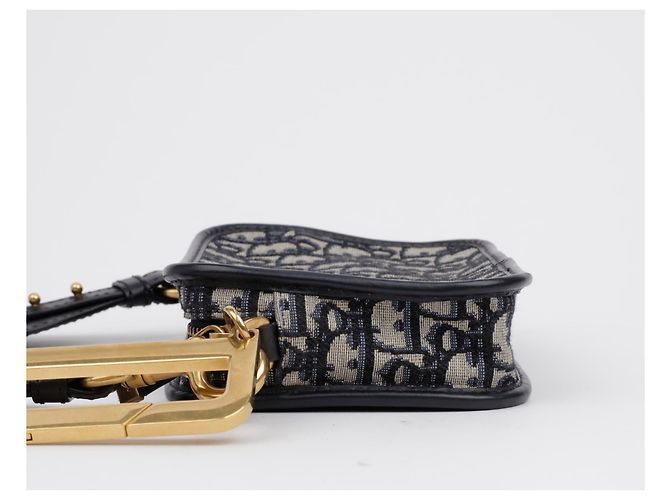 Dior Clutch Oblique Quake Blue - vista 5