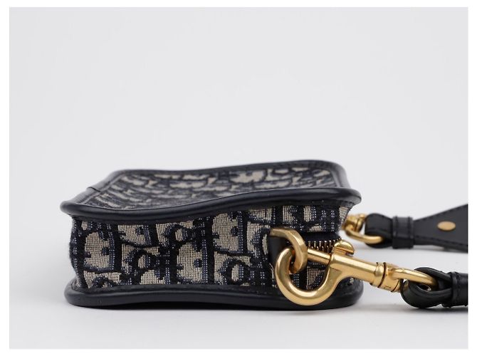 Dior Clutch Oblique Quake Blue - vista 8