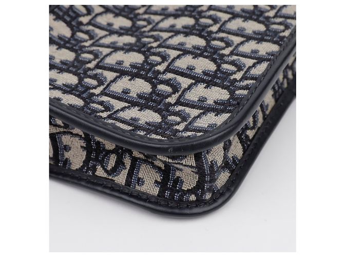 Dior Clutch Oblique Quake Blue - vista 9