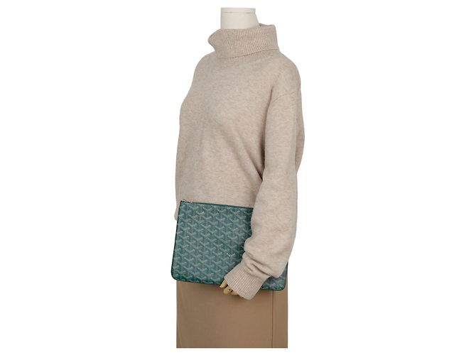 Pochette Goyard Sena MM Verde - vista 12