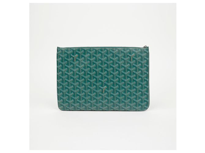 Pochette Goyard Sena MM Verde - vista 3
