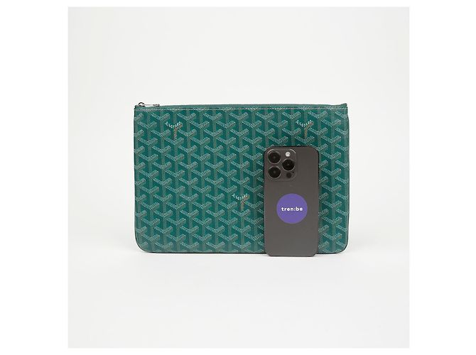 Pochette Goyard Sena MM Verde - vista 9
