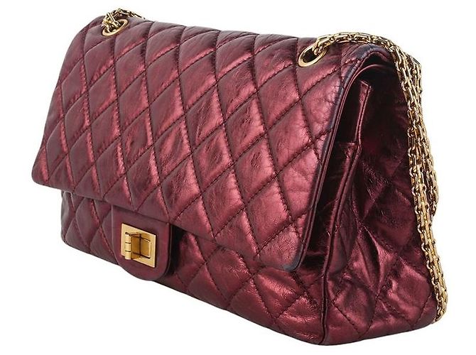 Chanel Metallic Vintage Classic Chain Bag Large - Ansicht 2