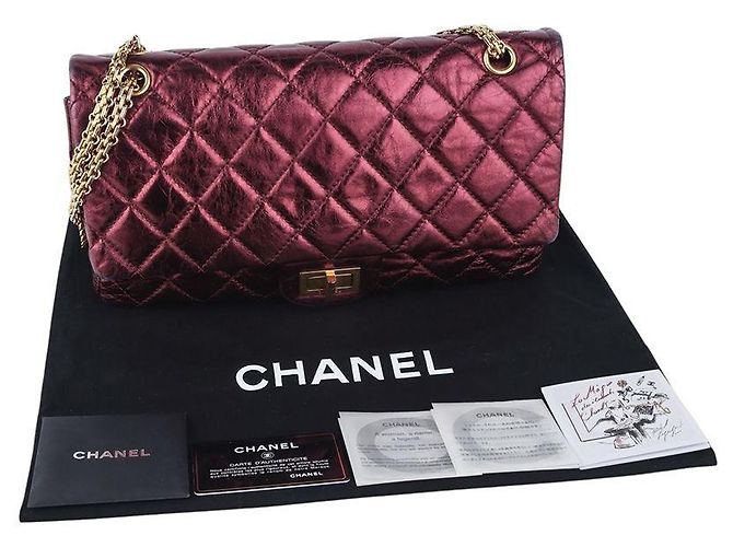 Chanel Metallic Vintage Classic Chain Bag Large - Ansicht 8