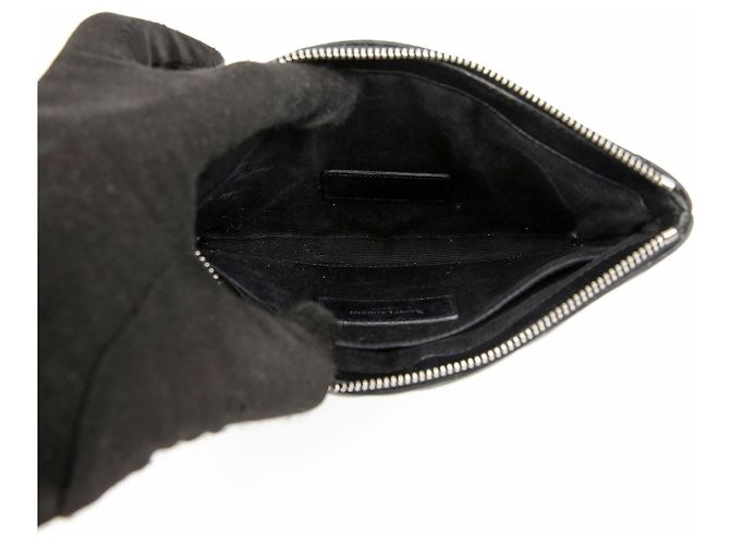 Autre Marque SAINT LAURENT Monogramm Pouch Leder - Ansicht 11