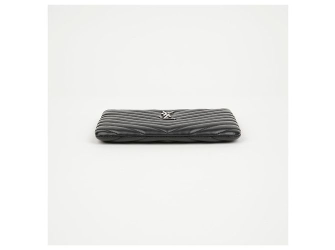 Autre Marque SAINT LAURENT Monogramm Pouch Leder - Ansicht 5