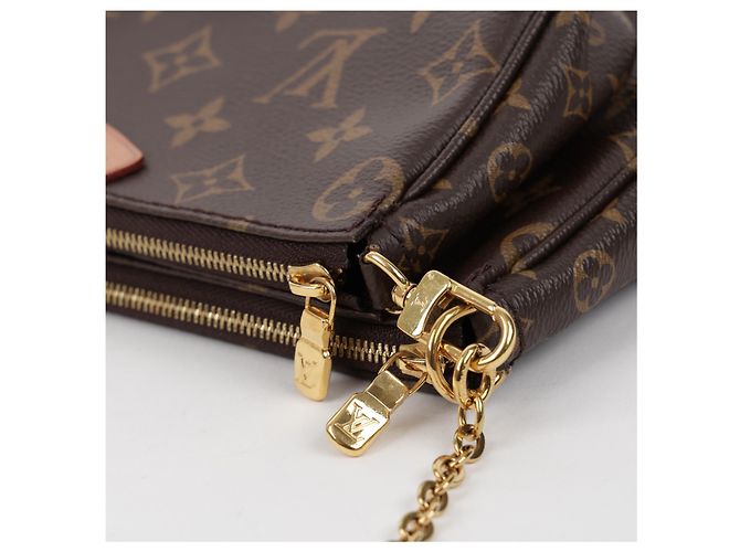 Louis Vuitton Multi Pochette Accessories Monogram Rose Claire - vista 11