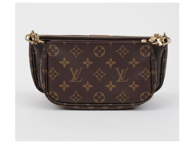 Louis Vuitton Multi Pochette Accessories Monogram Rose Claire - vista 5