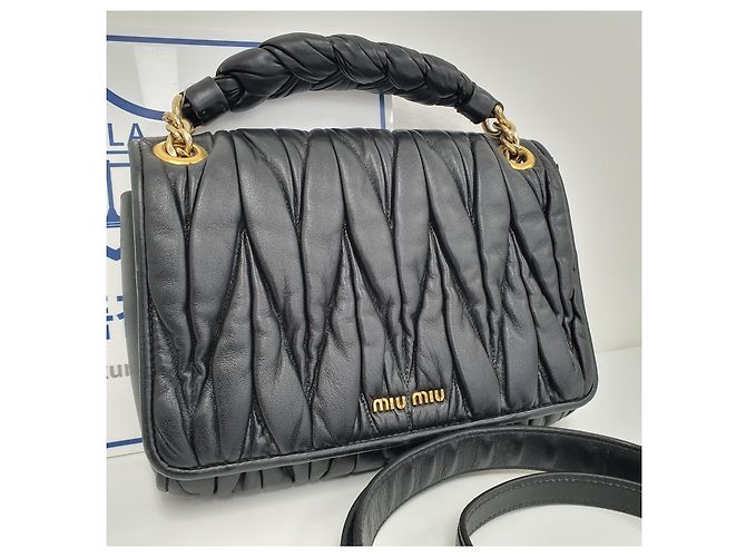 Miu Miu Borsa a tracolla matelassé - vista 3