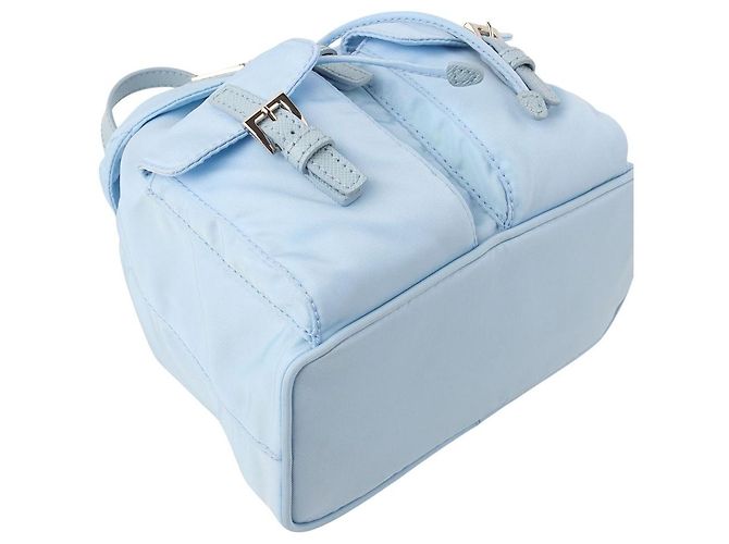 Prada Mini zaino Re-Nylon con tracolla a catena - vista 5