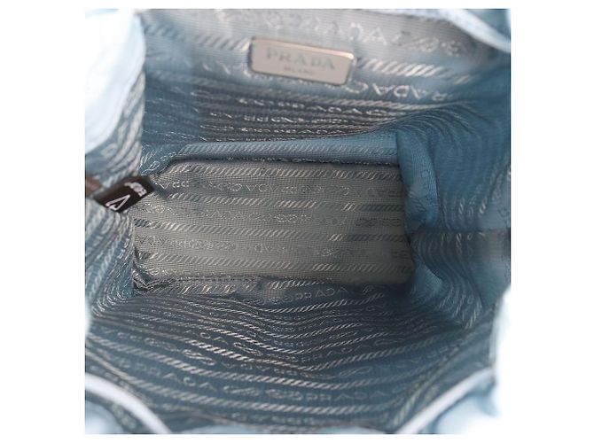 Prada Mini zaino Re-Nylon con tracolla a catena - vista 7