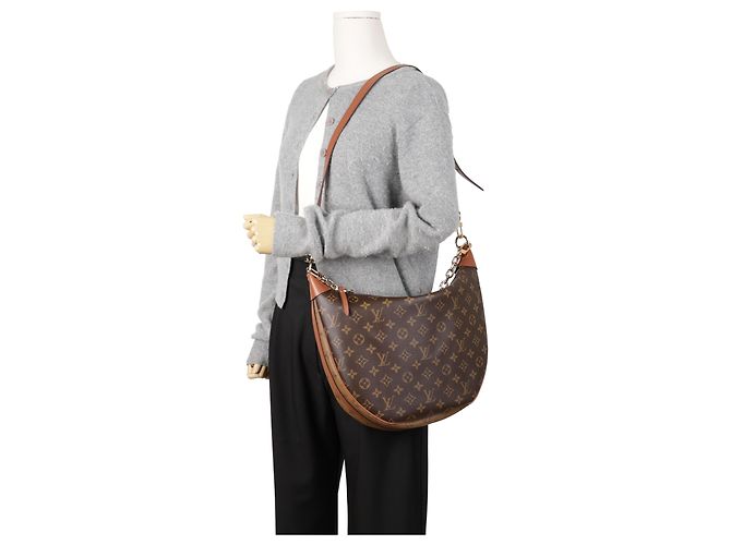 Louis Vuitton Borsa a tracolla e spalla Loop Hobo Monogram Canvas - vista 15