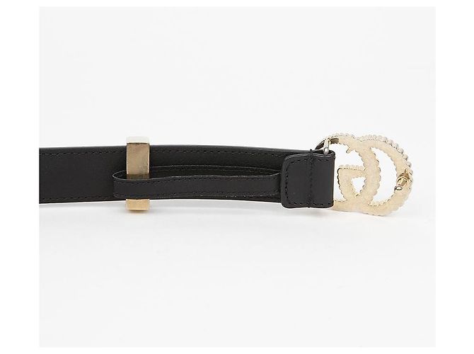 Gucci GG Marmont Torsion Slim Gürtel Black - Ansicht 4