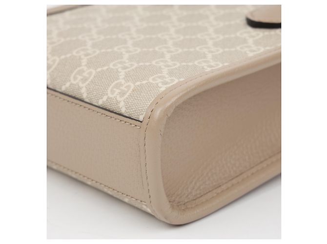 Gucci Interlocking Mini Tote Bag Beige - Ansicht 11